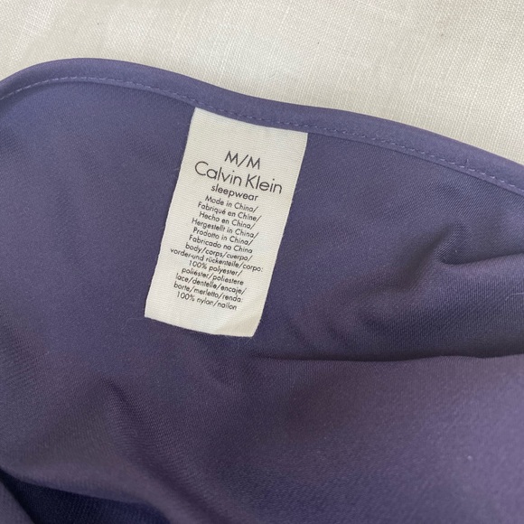 Calvin Klein Flirty Chemise Purple Slip Nighty - Picture 10 of 10